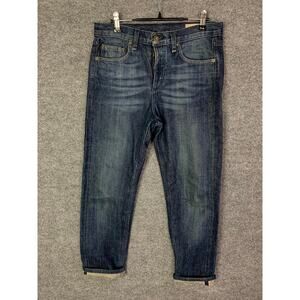 Rag & Bone Selvage Jeans Womens Sz 25 High Rise Button‎ Fly